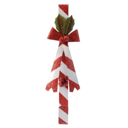 Red And White Wreath Hanger