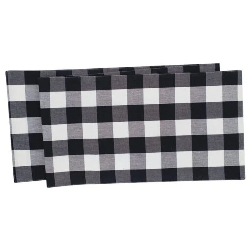 Franklin Spruce Black Table Runner