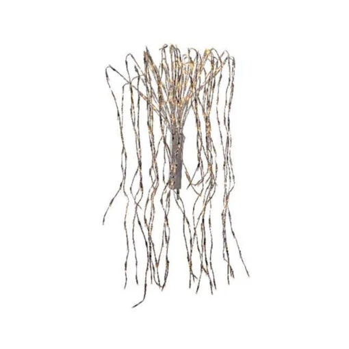 Lumineo 440 Micro LED Warm White Cascading Flashing Lights Silver Wire